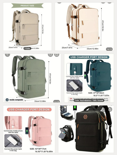 Variedad De Mochilas De Viaje Grandes