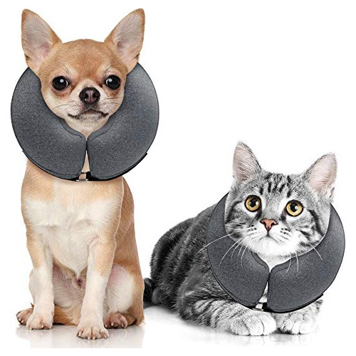 Midog Collar De Cono Para Perro, Cuello De Perro Inflable, A
