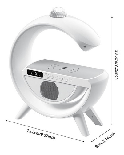Bocina G2388 Led Bluetooth Usb Tf Fm Aux.