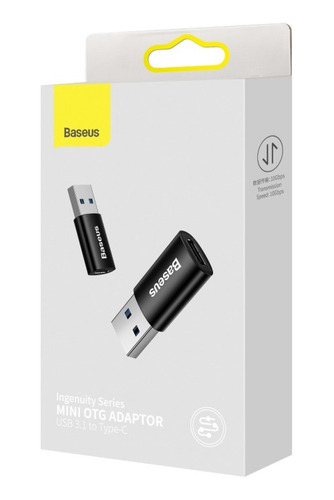 Baseus Convertidor Usb Tipo C A Usb A 3.1 Velocidad 10gbps