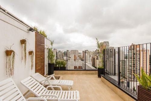 Apartamento Em Moema Pássaros, São Paulo/sp De 40m² 1 Quartos À Venda Por R$ 485.000,00 - Ap746561