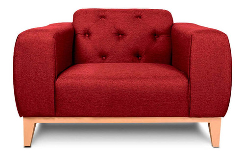 Sillon Individual Arely Rojo Këssa Cdmx