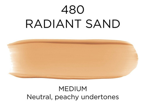 Base de maquillaje L'Oréal Paris Infallible tono 480 radiant sand - 30mL