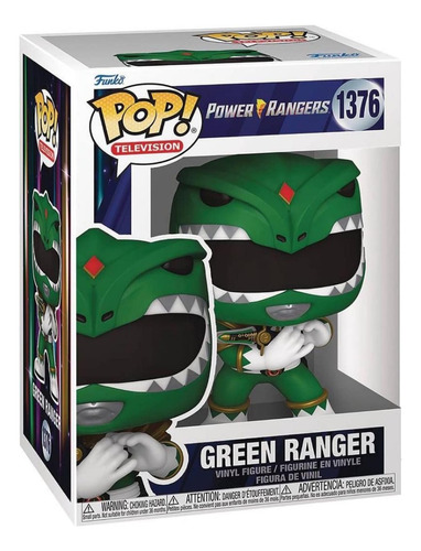 Figura Funko Pop - Power Rangers - Green Ranger (1376)