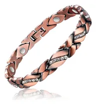 Comprar Pulseras De Cobre Reaowazo Para Mujer, Pulseras Magnéticas