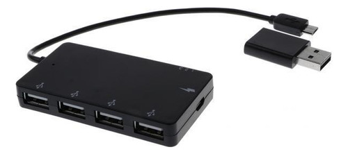 2 Pieza Micro Usb Otg Hub Adaptador A Micro