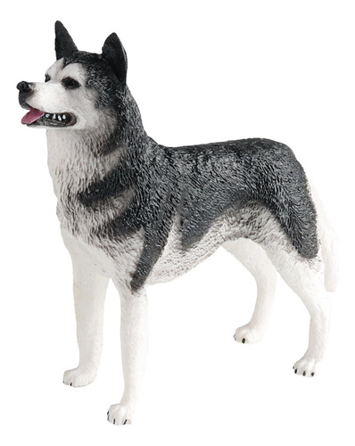 Estatua De Perro Husky, Figura De Perro Realista, Juguetes