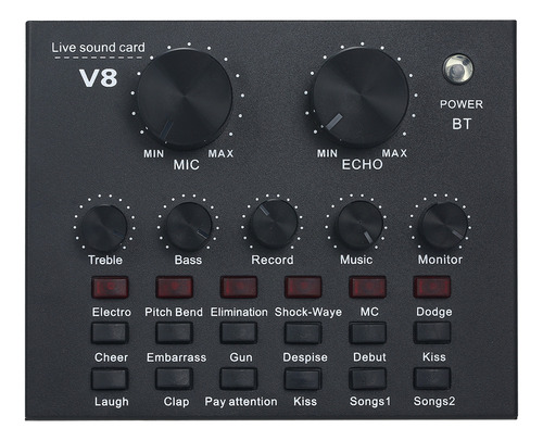Tarjeta De Sonido, Transmisión, Grabación, Chat, Canto, Vide