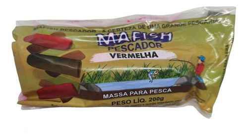 Massa Pronta Mafish Pescador 200g Vermelha Fedidinha