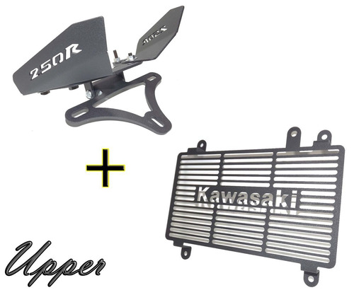 Kit Suporte Placa Articul + Protetor Radiador - Ninja 250 