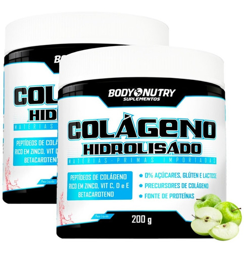 2x Colágeno Hidrolisado 200g + Vitaminas Zinco Betacaroteno