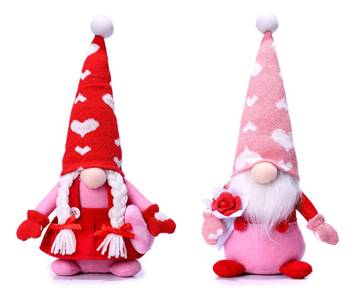 Peluche Decorativo De Gnomos Para El Día De San Valentín, 2