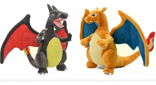 2pcs Shiny Charizard Peluche Muñeca Juguete Cumpleaño Regalo