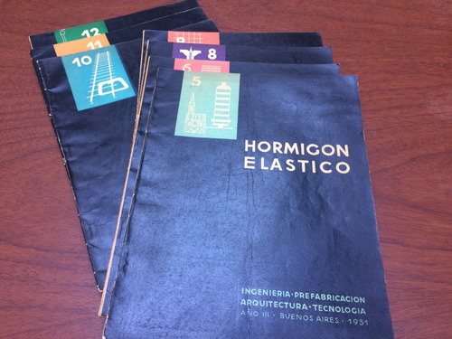 Lote De Revistas Hormigón Elástico 1951/1952 (13 Revistas) (Usado)