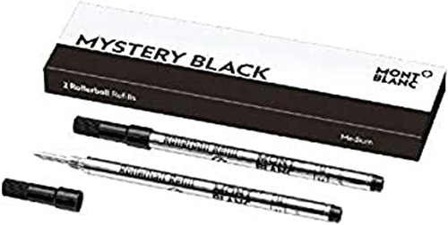 Recambio Montblanc Rb M 2x1 Mystery Black Pf - Negro