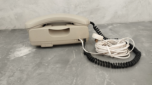 Telefono Fijo Antiguo Entel Con Disco Color Gris Argentina Gris (Usado)