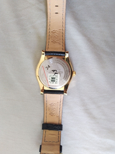 Relógio Festina F16580 Dourado Feminino Pulseira Couro
