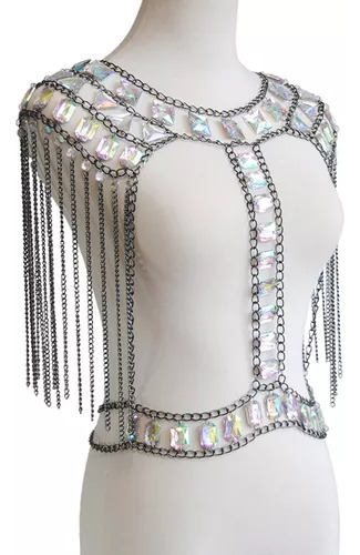 Accesorios De Bikini Sexy Con Cadena Corporal Para Mujer