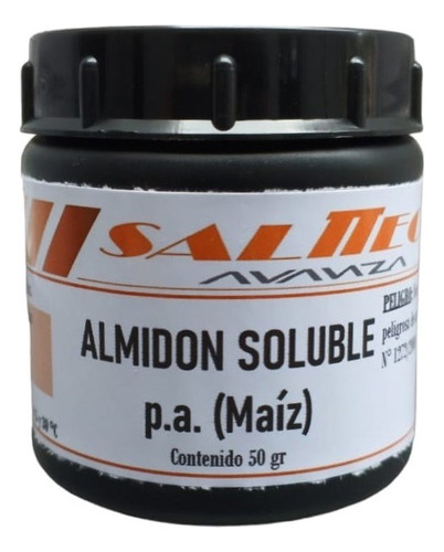 Indicador Almidón Soluble Calidad P. A. - 50 G - Salttech