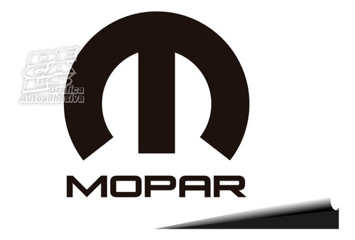 Calco Mopar Logo 19cm. X 19cm Juego