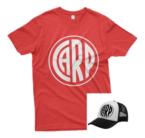 River Plate / Remera + Gorra / Varios Diseños / Logo Carp 
