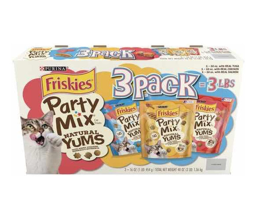 Snack Friskies Party Mix 3lb