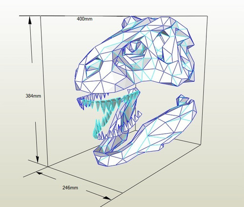 Craneo Dinosaurio T-rex Pared Diseño 3d Decoración | MercadoLibre Craneo Dinosaurio T-rex Pared Diseño 3d Decoración | MercadoLibre