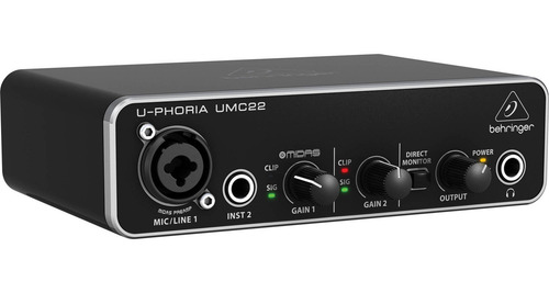 Interface De Áudio U-phoria Umc22 Usb 2x2 - Behringer