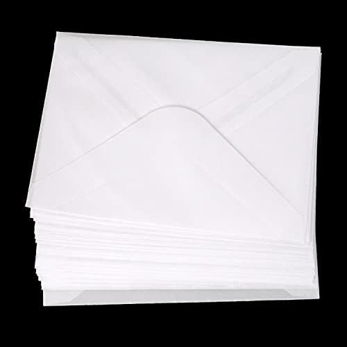 Yueton 30 Sobres De Vitela De Papel Translúcido, Sobres De I