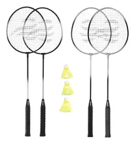 Comprar Triumph Sports Juego De Bádminton Para 4 Jugadores Con 4 Raquetas, 3 Volantes Y 1 Funda De Transporte, Negro (35-7119-2)