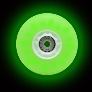 Roda De Led 80 Mm- Jogo Com 4 Rodas