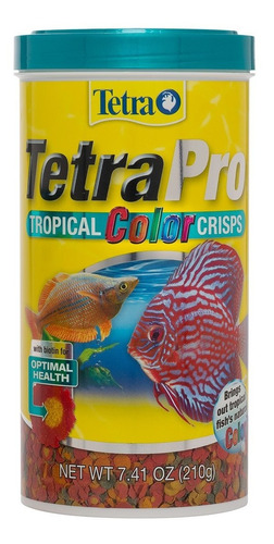 Alimento Peces Tetrapro Tropical Color Crisps 210gr 