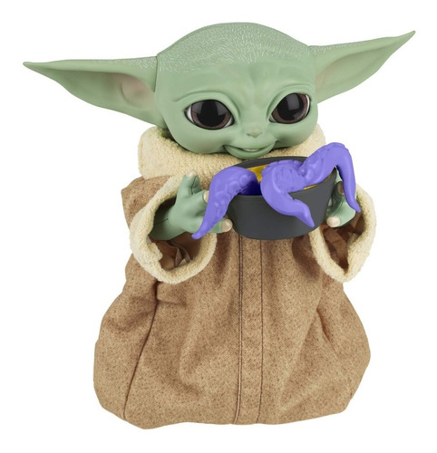 Snackin' Grogu Baby Yoda Animatronic Mandalorian Star Wars