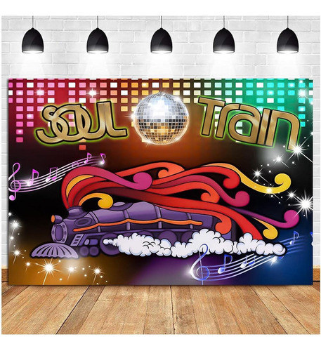 ~? 9x6ft 70's And 80's Disco Dancing Prom Party Decor Photo 