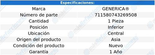 Tolva Para Motor Central Inf Seat Toledo 99-04 Generica