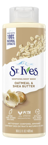 St. Ives Body Wash De Avena Y Manteca De Karité, Kit De 2