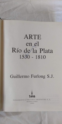 Arte En El Río De La Plata - Furlong