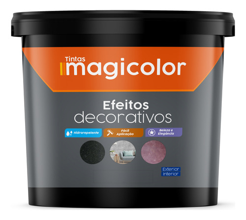 Efeito Decorativo Textura Lamato Cristallo 23 Kg Magicolor Cor Algodão Egípcio