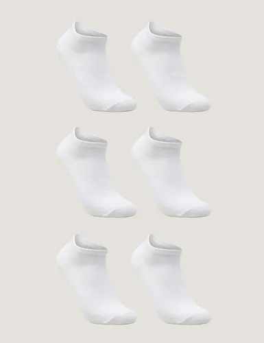 Kit De 6 Pares De Meias Masculino E Feminino Sapatilha Lupo Branco