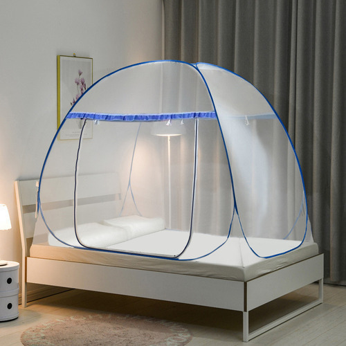 Mosquitera Desplegable Con Cama Matrimonial