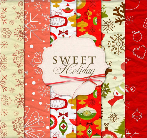 Kit De Papel Digital Navidad Sweet Holiday