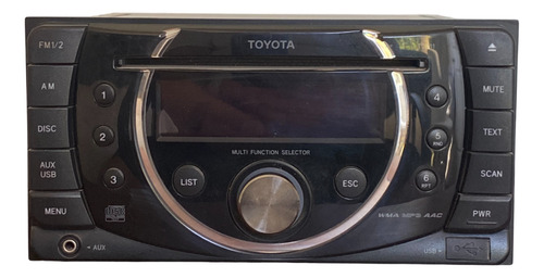 Radio Original Toyota Pz071 De Hilux, Rav4, Corolla Y Otros (Usado)