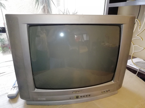 Televisor Sharp 21 Pulgadas, Color Plomo