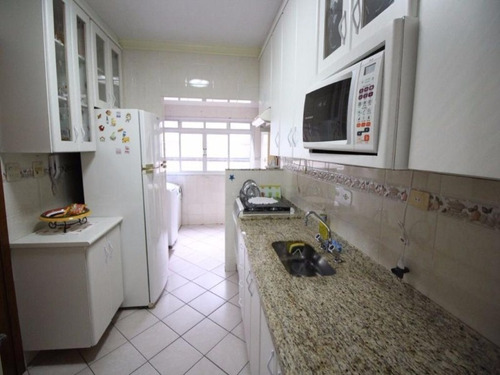 Imagem 8 de 9 de Guarujá - Praia Do Tombo - 50 Metros Da Praia - Vista Mar - 2 Dormitórios - Ap3629 - 34710470