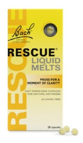 Rescue Liquid Melts Floral De Bach 28 Cápsulas
