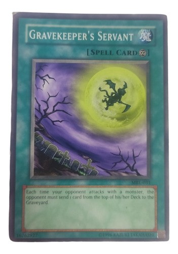 Yugioh Gravekeeper's Servant Común 