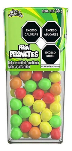 10 Pzas Dulce Enchilado Confitado Pelón Pelo Rico Pelonetes