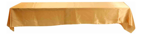 Mantel Para Mesa De Fiesta Dorado, 145 X 320 Cm, Rectangular