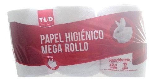 Papel Higiénico Triple Hoja 12 Rollos 40 Metros C/u