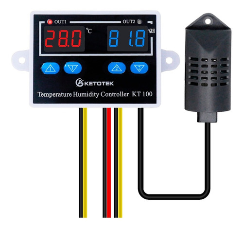 Controlador Digital Temperatura Y Humedad Sonda 220v